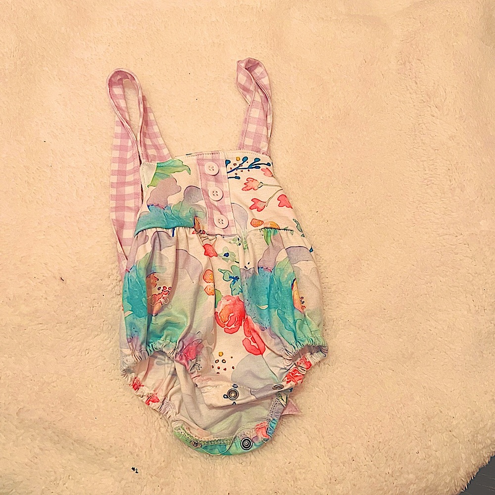 Cute little one piece romper for summer or spring